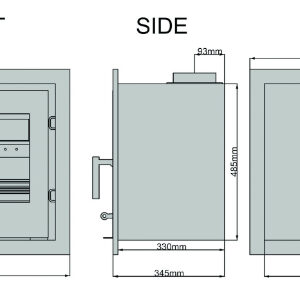 Saltfire CS7 Inset Stove